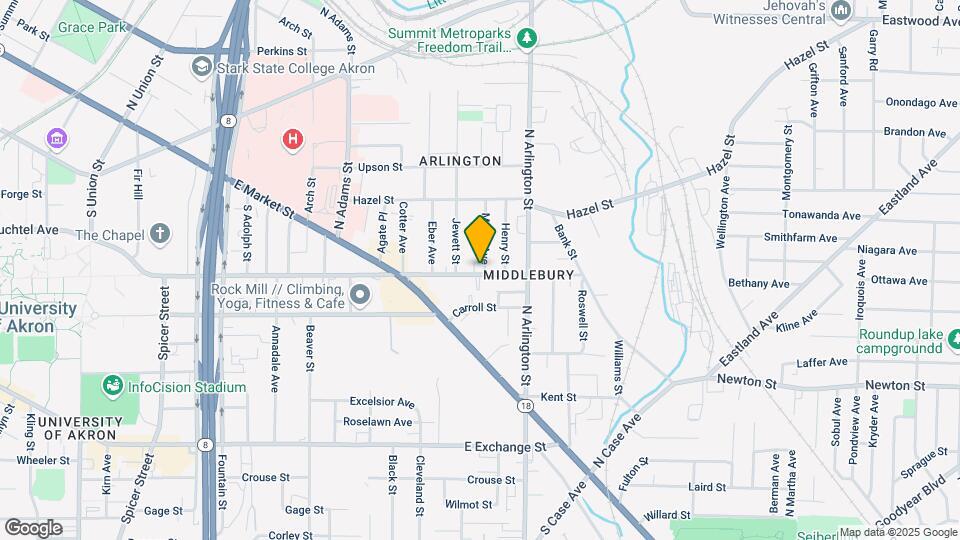 799 E Buchtel Ave Map and Location Details