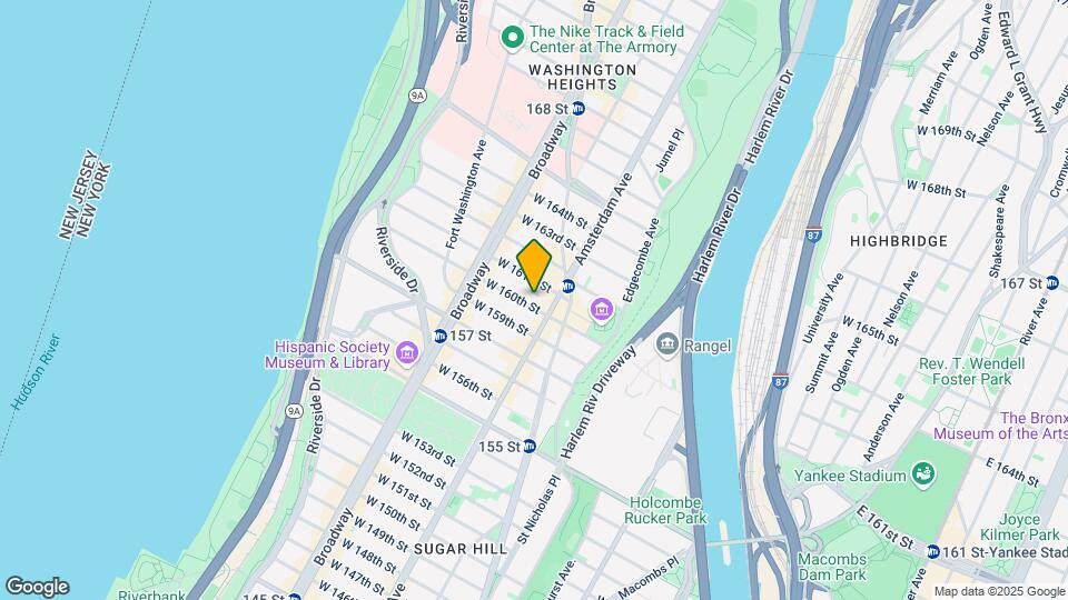 509 W 160th St Map and Location Details