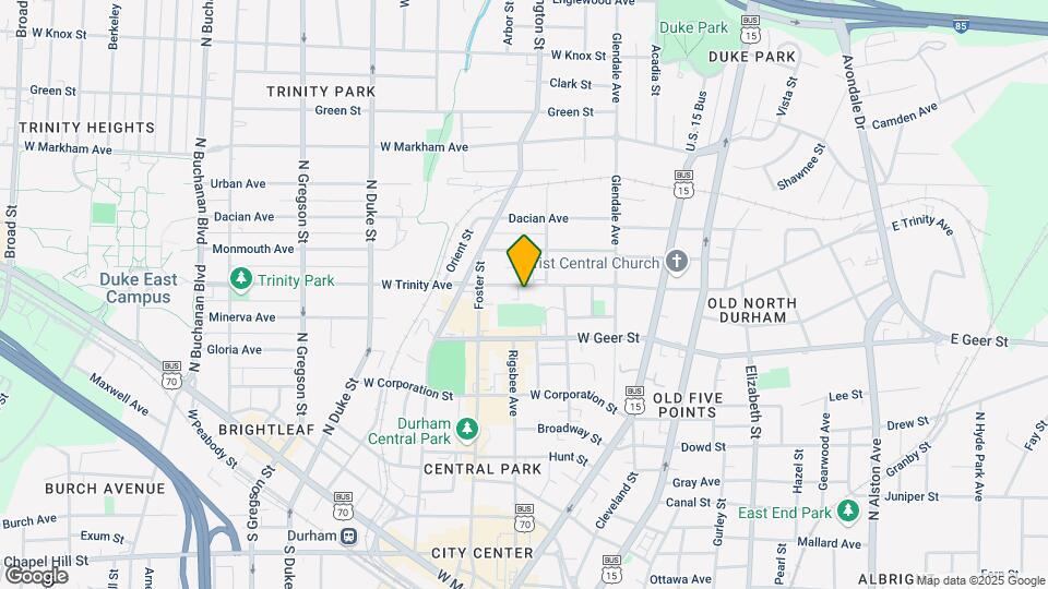 311 W Trinity Ave Map and Location Details