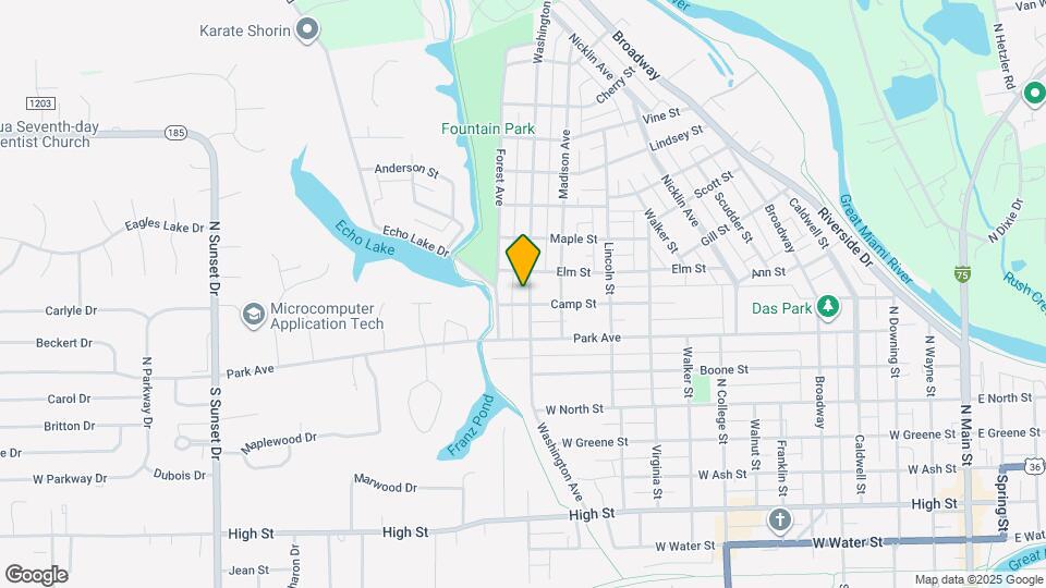 908 Washington Map and Location Details