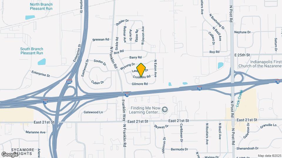 8219 Crousore Rd Map and Location Details