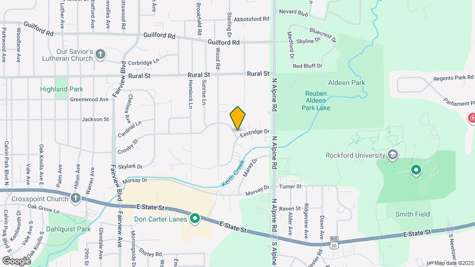 4204 Eastridge Dr Map and Location Details