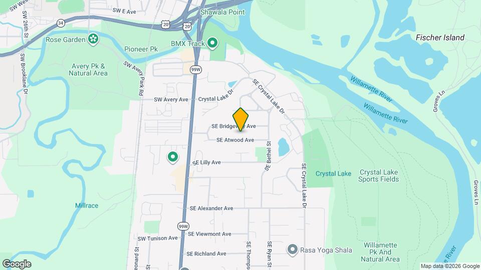 615 SE Atwood Ave Map and Location Details