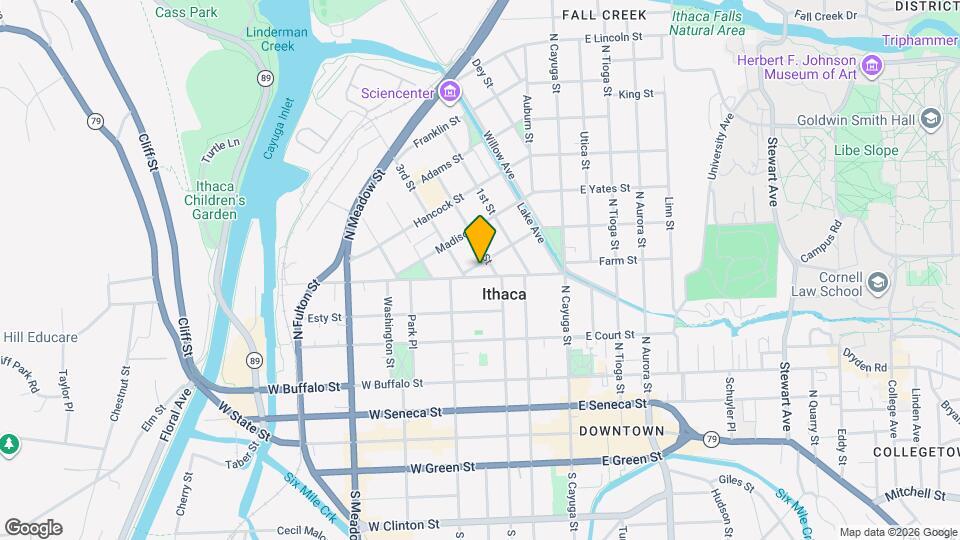 312 Cascadilla St Map and Location Details