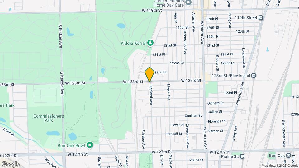 12300 Highland Ave Map and Location Details