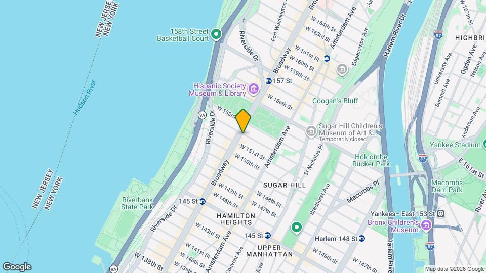 596 W 152nd St Map and Location Details