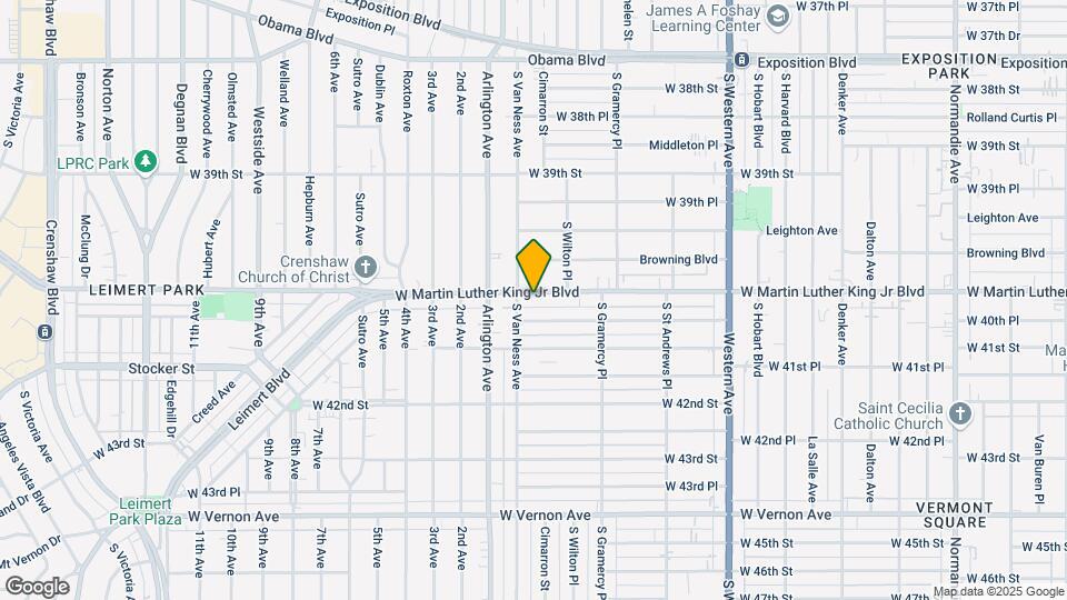 2028 W Martin Luther King Jr Blvd Map and Location Details