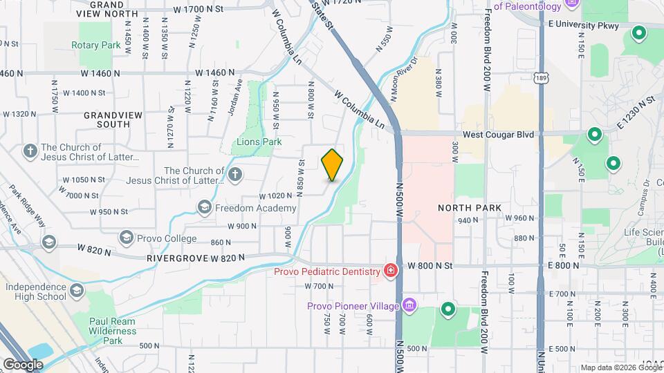 1050 750 W, Unit 1048 Map and Location Details