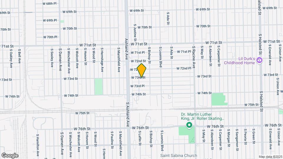 1473 W 73rd St Map and Location Details