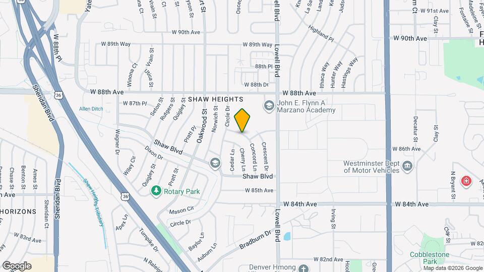 8631 Concord Ln Map and Location Details