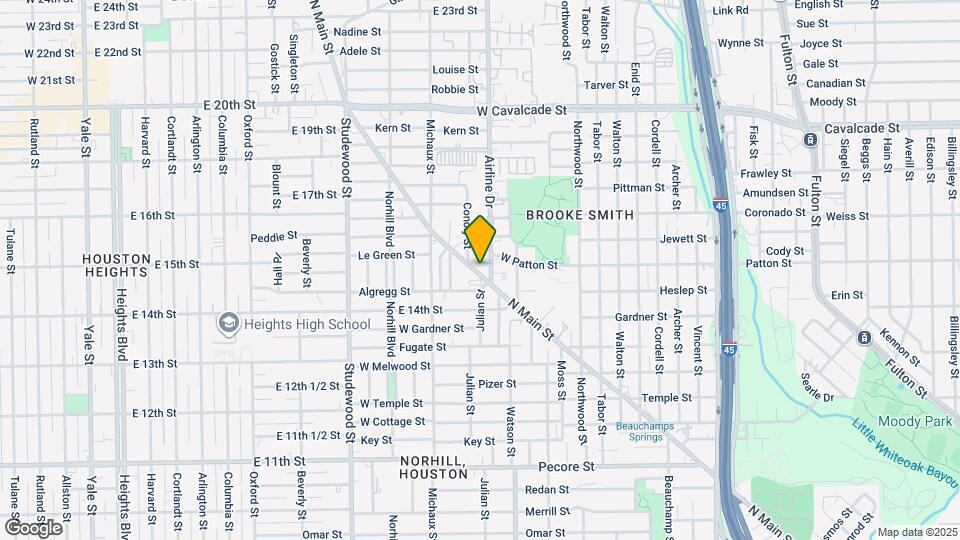 1639 Northwood St Map and Location Details