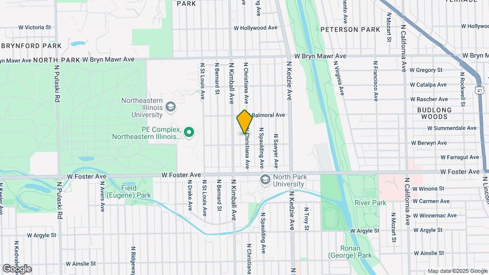 5316 N Christiana Ave Map and Location Details
