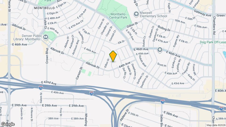 4494 Davenport Way Map and Location Details