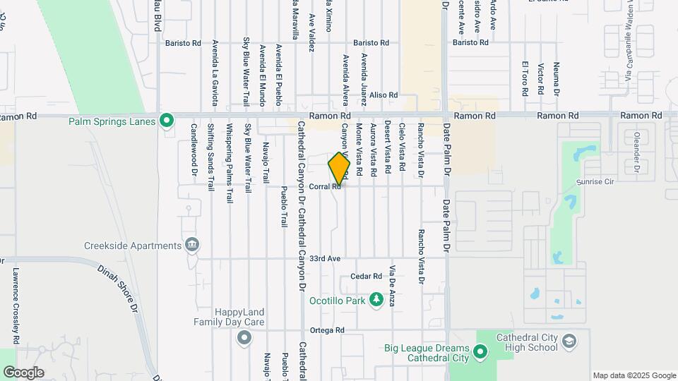 32525 Canyon Vista Rd Map and Location Details