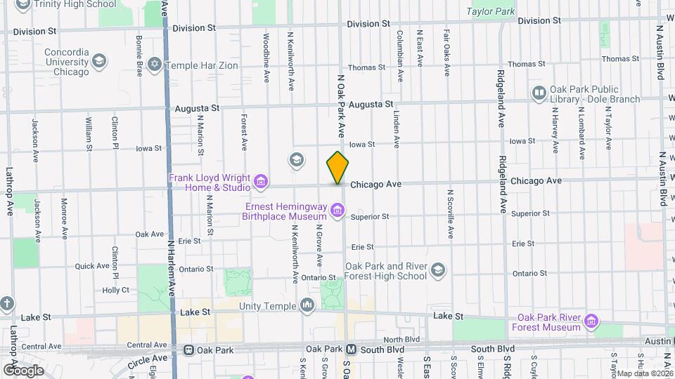 435 N Oak Park Ave Mapa y Detalles de la Ubicación