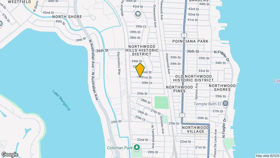 932 31st St Map and Location Details