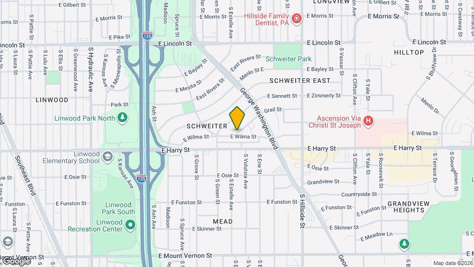 3801 E Grail St Map and Location Details
