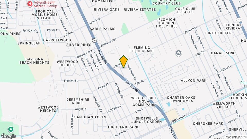 1583 Sunset Ln Map and Location Details