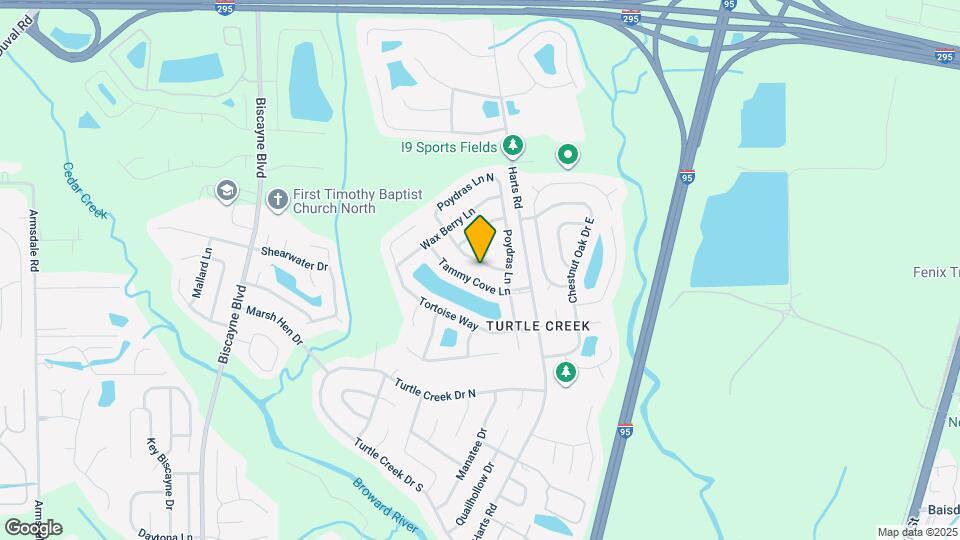 838 Poydras Ln W Map and Location Details