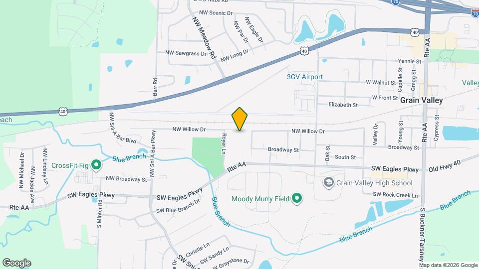 1013 NW Willow Dr Map and Location Details