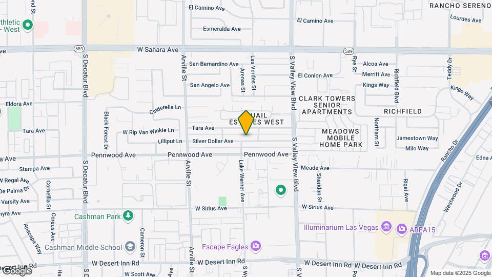 4072 Silver Dollar Ave Mapa y Detalles de la Ubicación