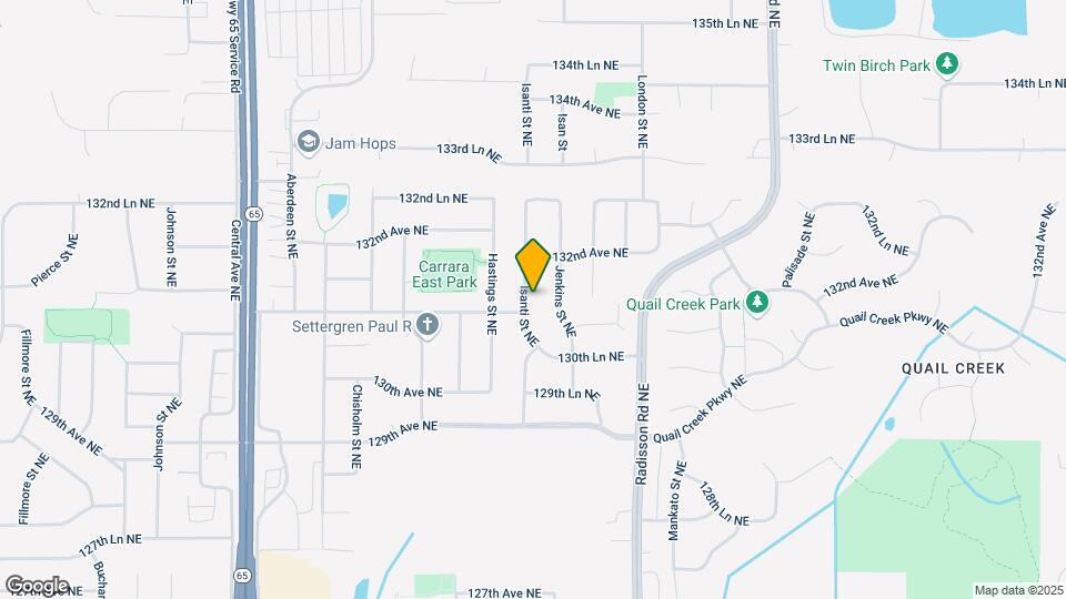 13133 Isanti St NE Map and Location Details