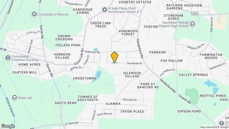 1120 Savannah Dr Map and Location Details