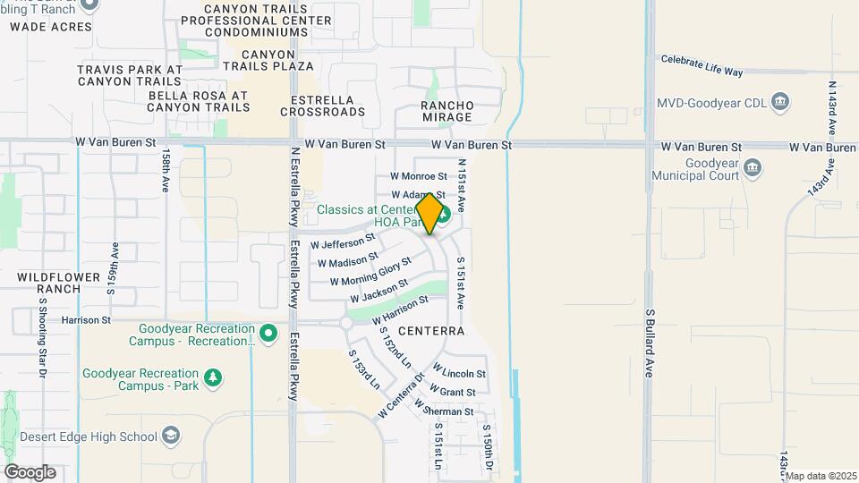 201 S 152nd Ave Map and Location Details