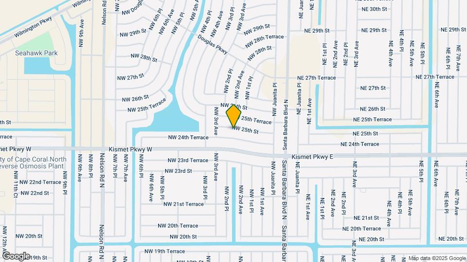 202 NW 25th St Map and Location Details