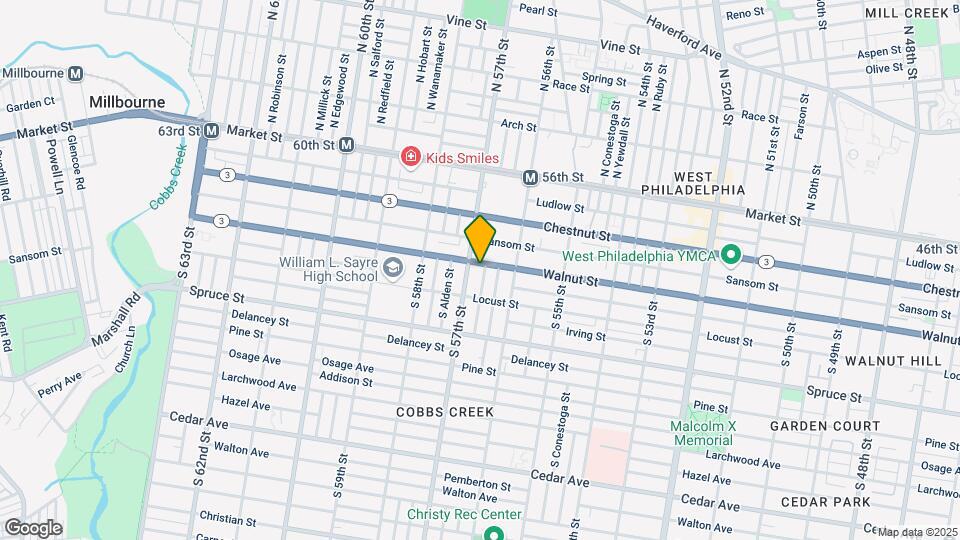 5634 Walnut St Map and Location Details