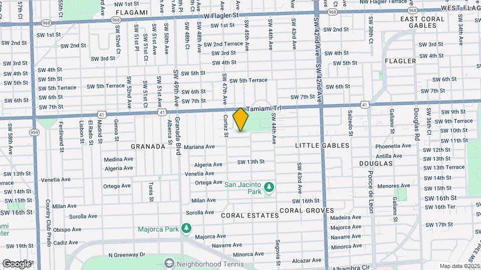 4619 SW 10th St Map and Location Details