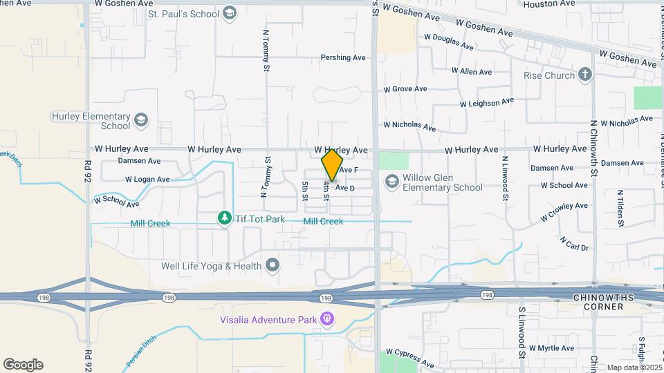 415 N Akers St Map and Location Details