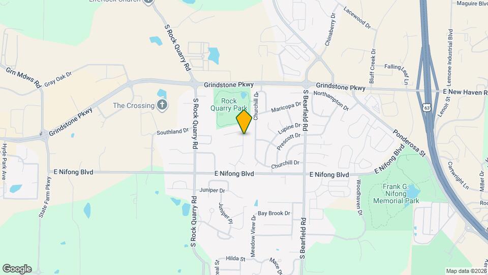 3610 Hermitage Rd Map and Location Details