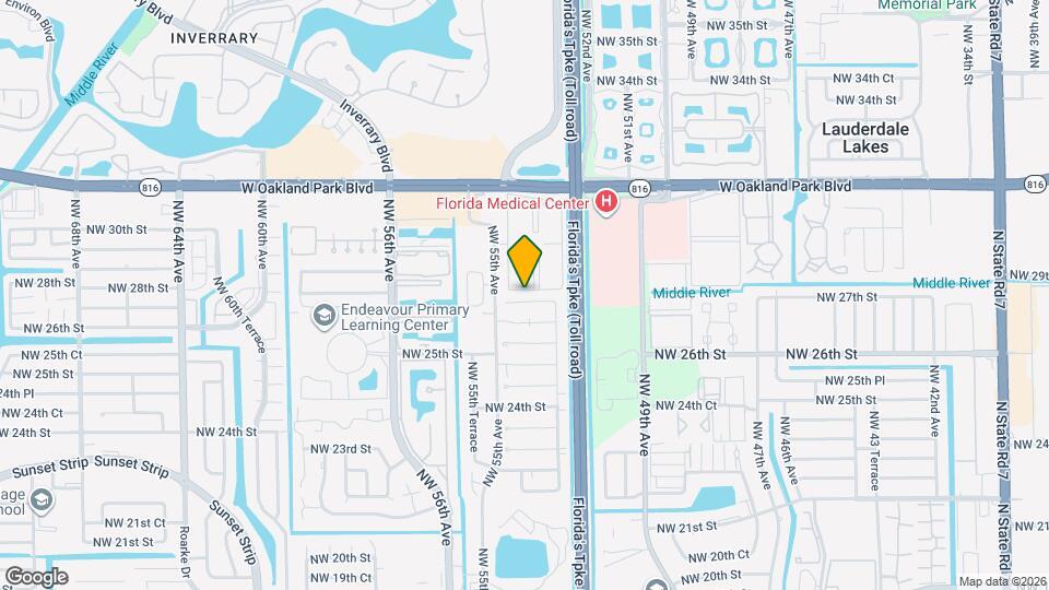 5323 NW 27th St Map and Location Details