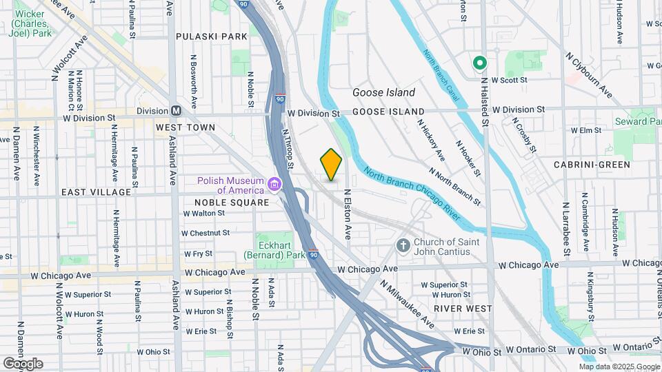 1224 W Augusta Blvd, Unit 2 Map and Location Details