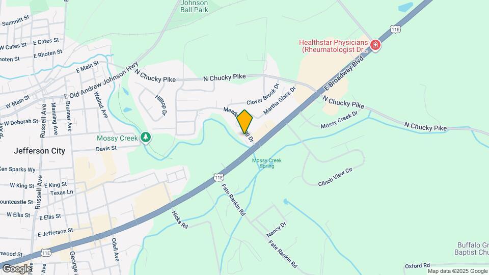 1523 Meadow Spring Dr Map and Location Details