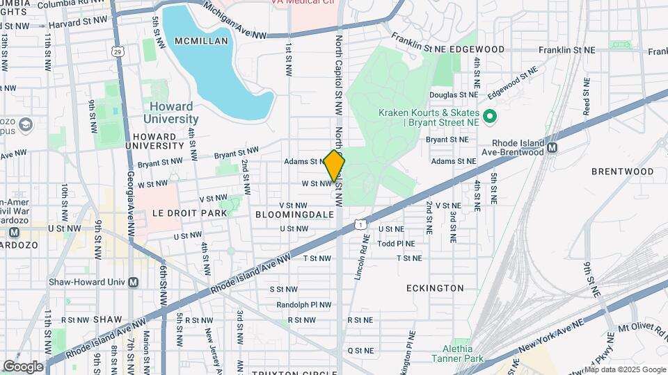 6 W St NW Mapa y Detalles de la Ubicación
