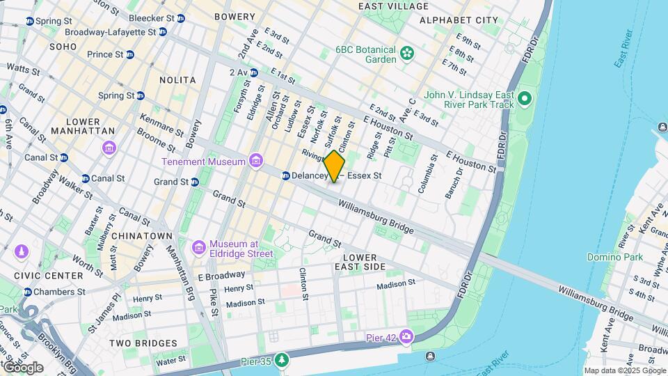 170 Delancey St Map and Location Details