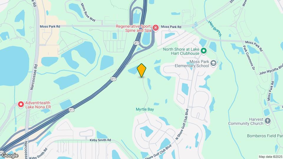 9416 Myrtle Creek Ln Map and Location Details