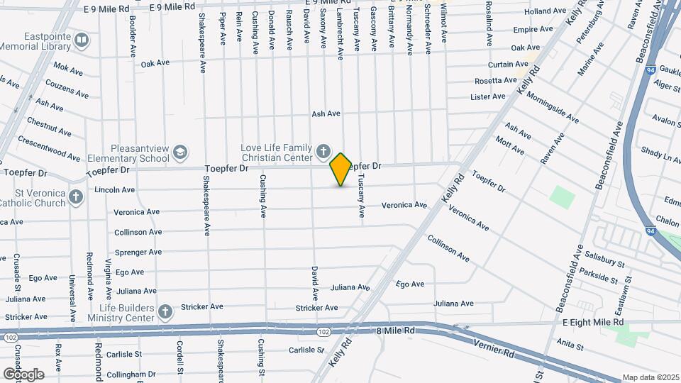 17380 Lincoln Ave Map and Location Details