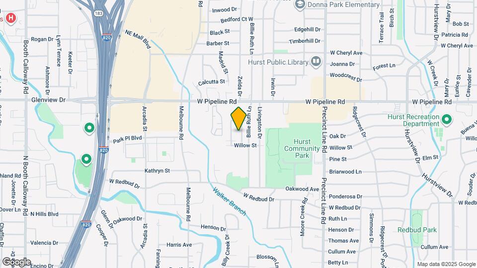 625 Timberline Dr Map and Location Details