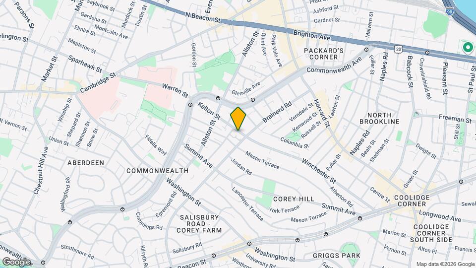 239 Kelton St Map and Location Details