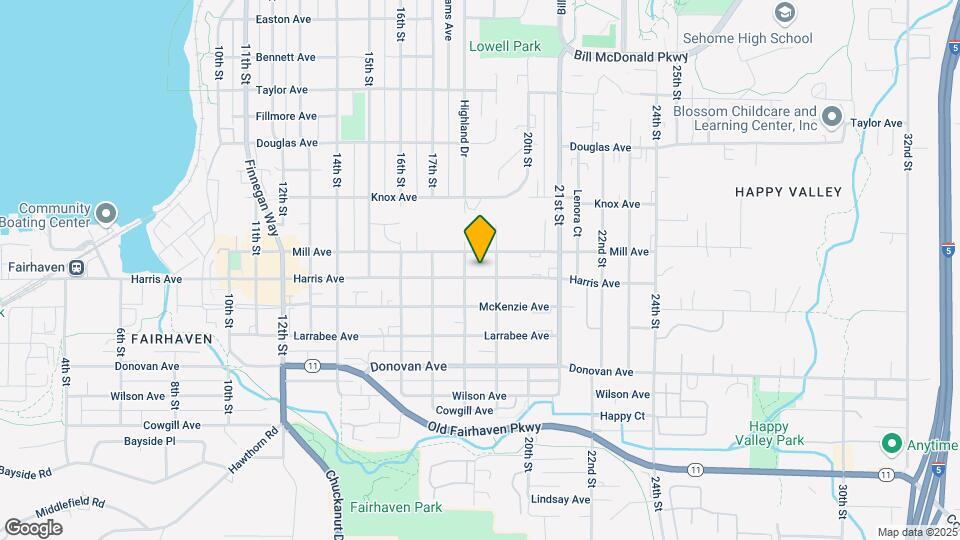 1809 Harris Ave Map and Location Details