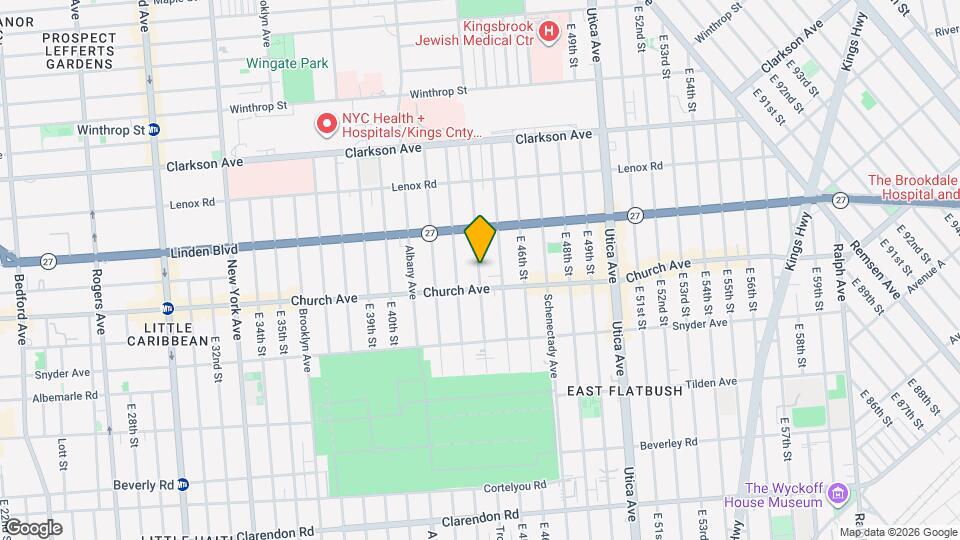 865 Troy Ave Mapa y Detalles de la Ubicación