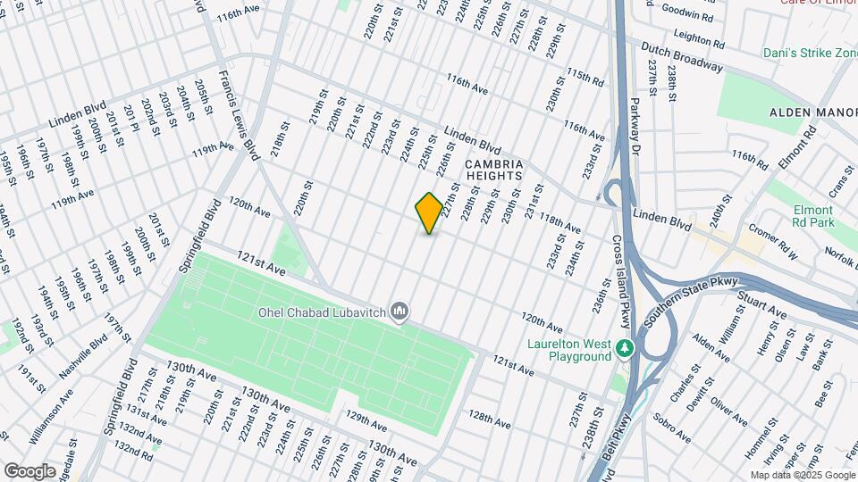 119-16 227th St Map and Location Details