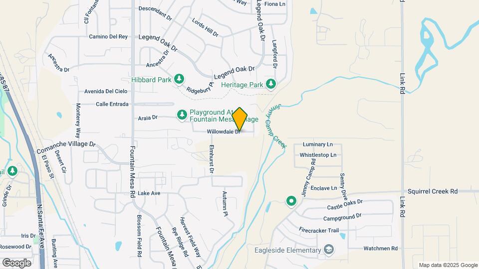 7425 Willowdale Dr Map and Location Details