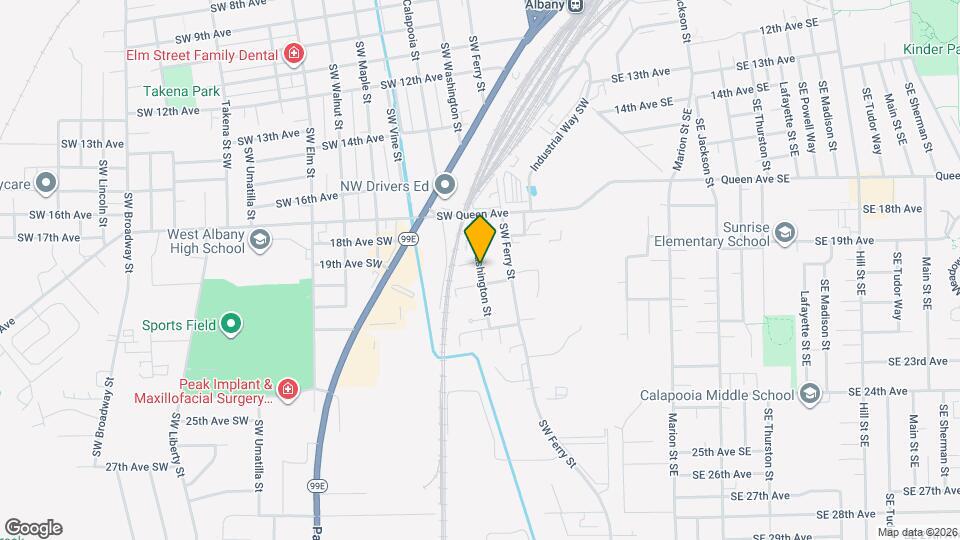 1926 SW Washington St Map and Location Details