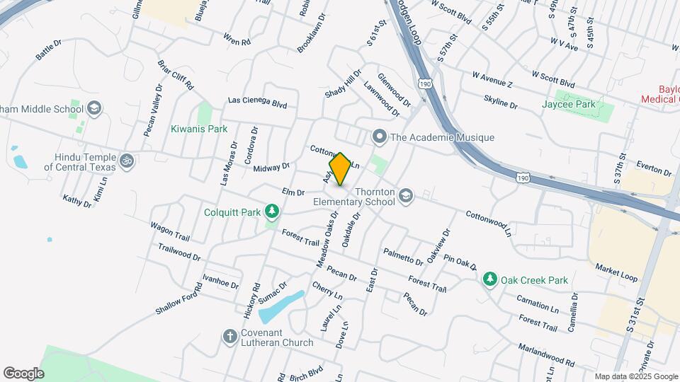 3205 Pin Oak Dr Mapa y Detalles de la Ubicación