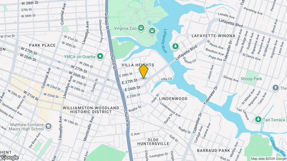 829 E 27th St Map and Location Details