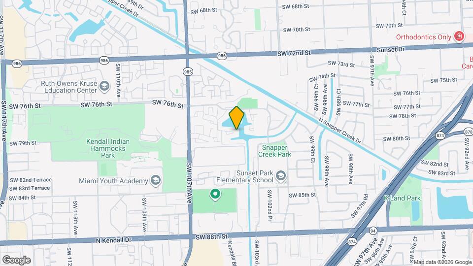 10449 SW 78th St Map and Location Details